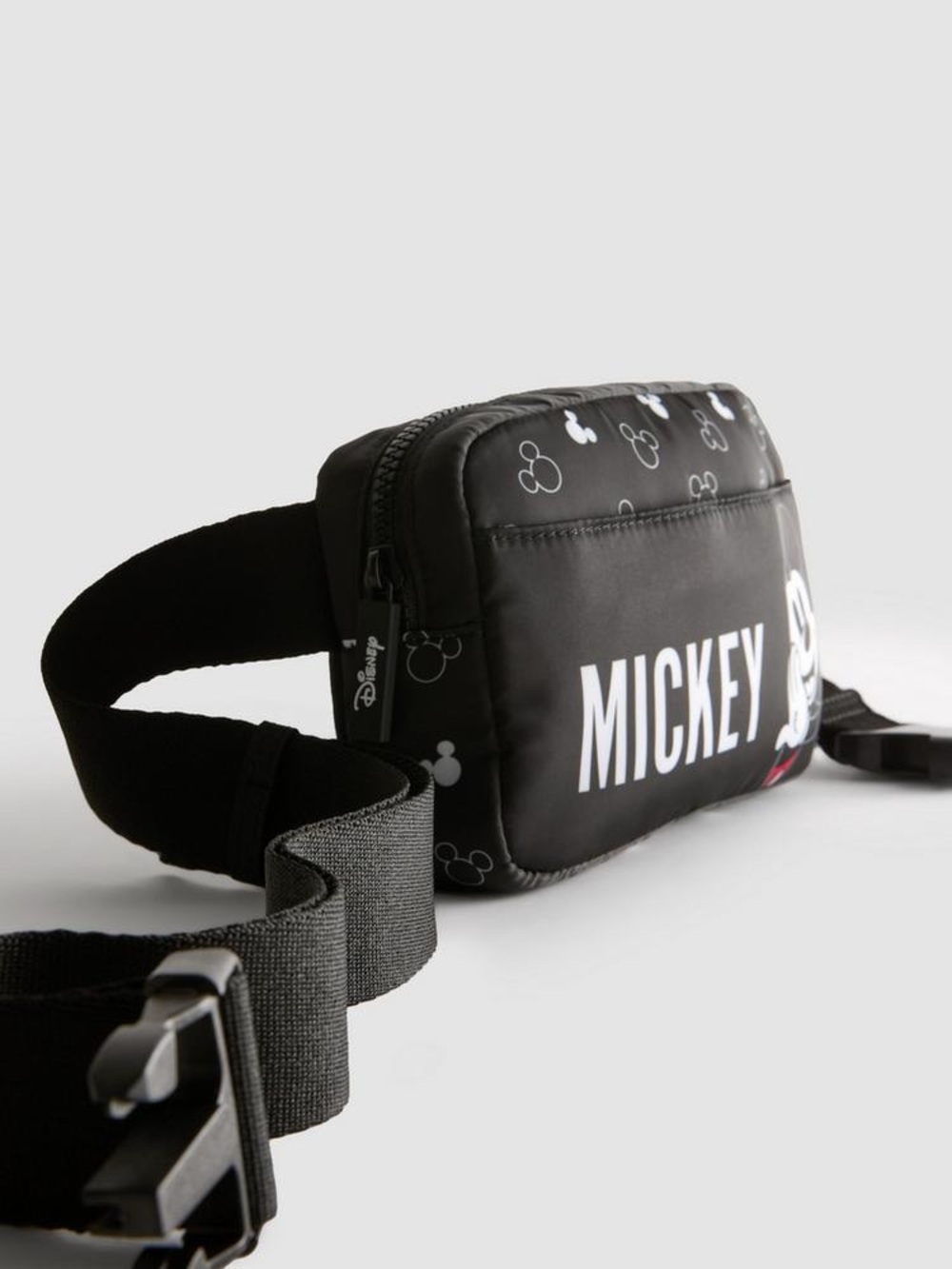 Primark Black Mickey Print Bum Bag